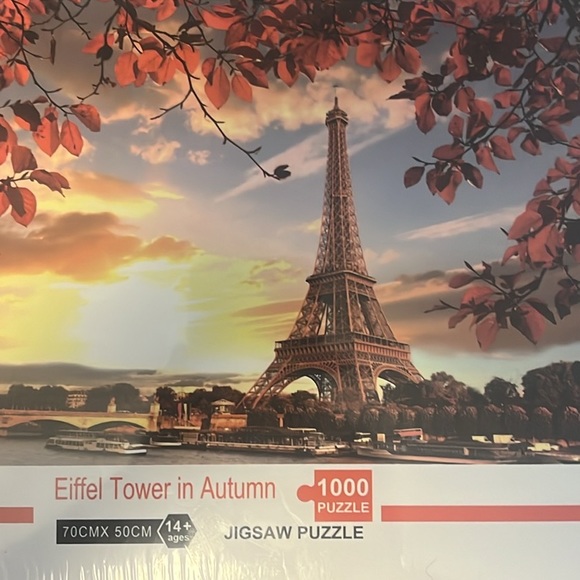 Eiffel Tower in Autumn jigsaw puzzle-1,000 pieces-NIB-5 available - Picture 3 of 6
